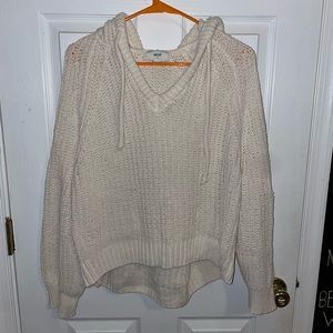 aerie cropped hooded sweater